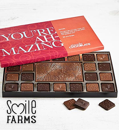 Simply Chocolate® You're Amazing Personalized  Box